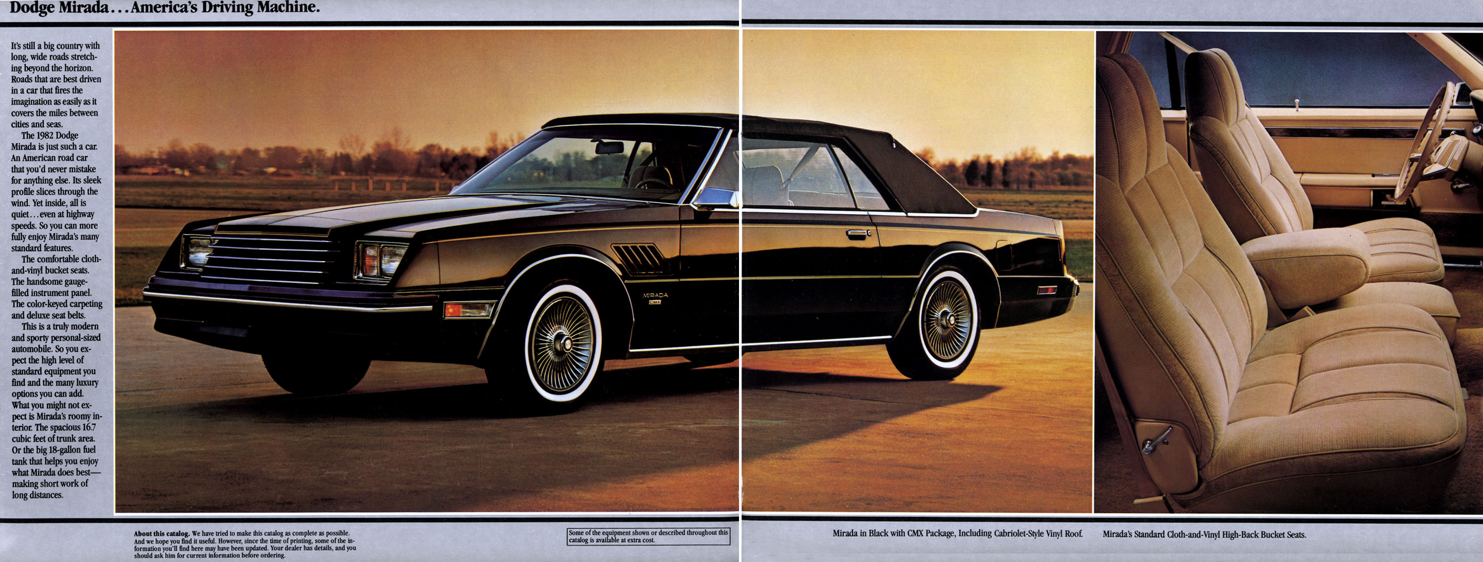 1982 Dodge Mirada Brochure Page 2